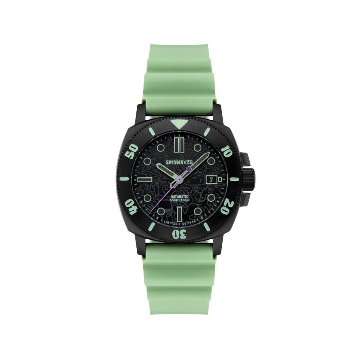 Spinnaker - SP-5147-03 - Polshorloge - Heren - Automatisch - HULL DIVER LTD EDT