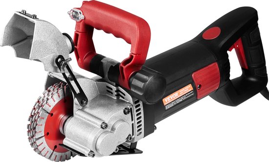 Elektrische schaafmachine, wandfrees, 1200 W, met 26 messen, snelheid 3000 R /min, in hoogte verstelbaar 1-4 mm, voor muur, beton, gips, mortel, kalkwater Elektrische schaafmachine, wandfrees, 1200 W, met 26 messen, snelheid 3000 R /min, in hoogte verstelbaar 1-4 mm, voor muur, beton, gips, mortel, kalkwater