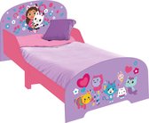 Gabby's Poppenhuis Kinderbed - Houten Peuterbed - Formaat 60x77x143 CM - Geschikt voor Matras 70x140 CM - Makkelijke montage - Kinderkamer - Matras niet inbegrepen