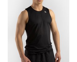 ZEUZ Sport Tanktop Heren - Sportkleding Man - Fitnesskleding - Jongens Kleding voor Fitness, CrossFit & Gym - Zwart - Maat XXL