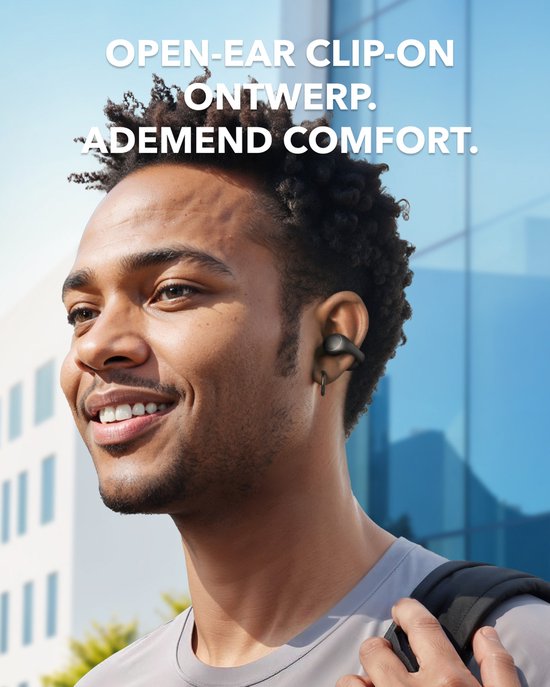 CAPOXO Open-Ear hoofdtelefoon, 40 uur speeltijd draadloze clip op oordopjes, lichtgewicht, brilvriendelijk, Bluetooth 5.4 met digitaal display oplaadhoesje, IPX7 waterdichte open oordopjes voor sport CAPOXO Open-Ear hoofdtelefoon, 40 uur speeltijd draadloze clip op oordopjes, lichtgewicht, brilvriendelijk, Bluetooth 5.4 met digitaal display oplaadhoesje, IPX7 waterdichte open oordopjes voor sport