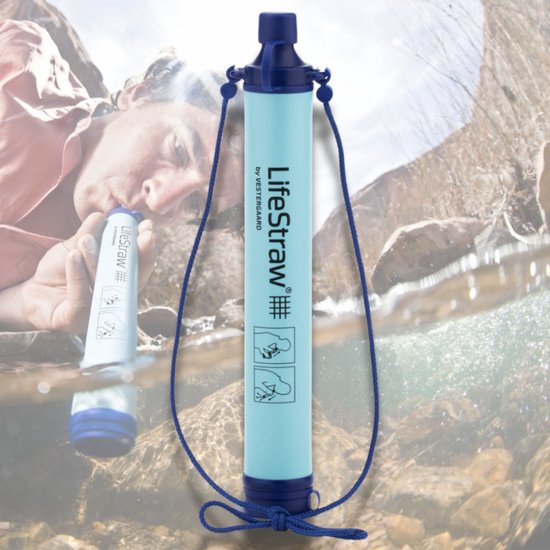 LifeStraw Personal Blue Waterfilter - geschikt voor noodpakket - gaat tot 4000 liter mee — afbeelding 5