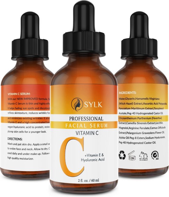 Sylk Vitamine C Serum & Hyaluronzuur serum