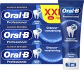 Dentifrice nettoyant et fortifiant Oral-B Professional - Menthe - 3 x 75 ml