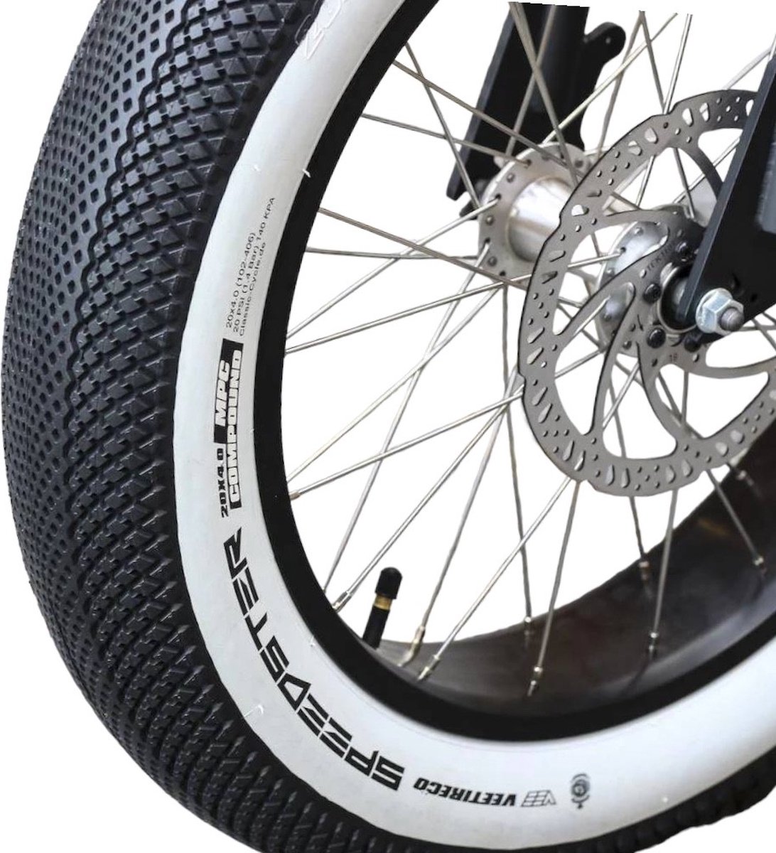 Buitenband Fatbike Street Witte Zijvlak 20x4.0