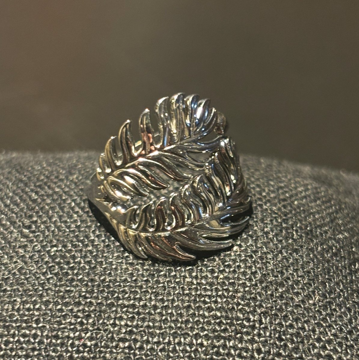 No-Fade Zilver-Stijl Rozen Tak Ring Sieraden Voor Dames En Heren