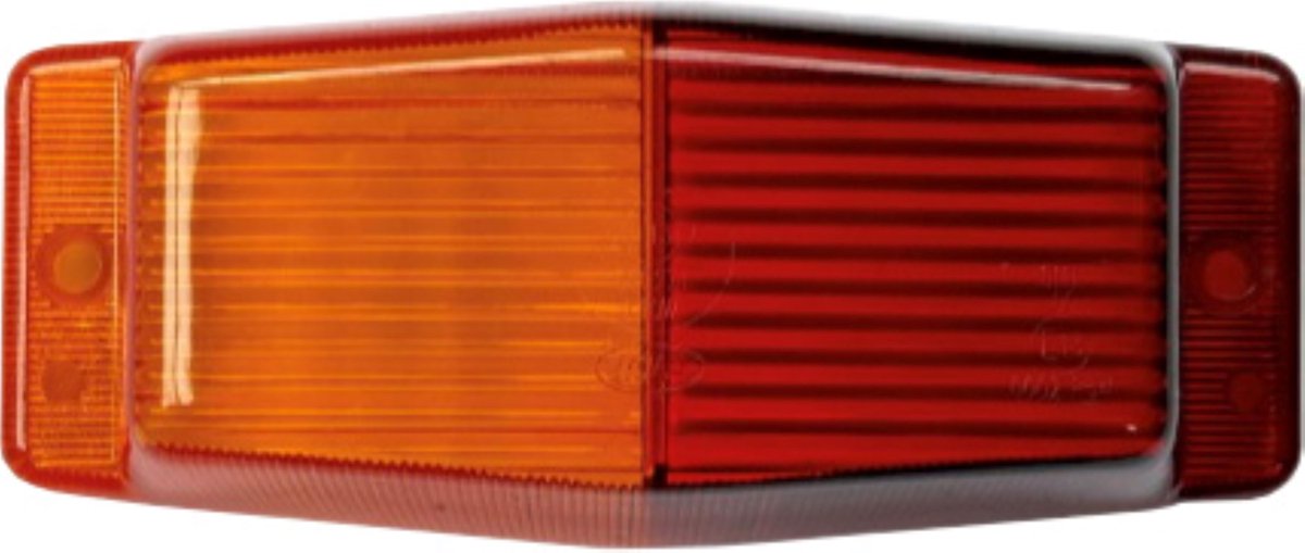 Dubbelbrander Lens Oranje/Rood
