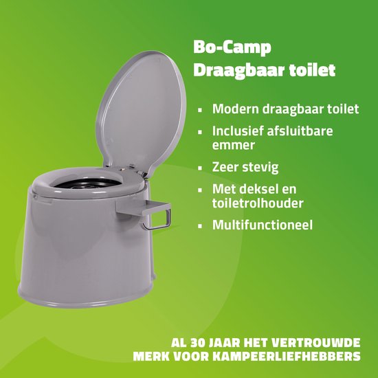 Bo-Camp - Draagbaar toilet - 7 Liter van Bo-Camp — afbeelding 2