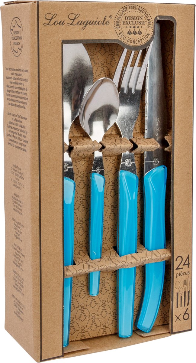 RISING SUN BESTEK SET 24 TURKOISE KRAFT BOX
