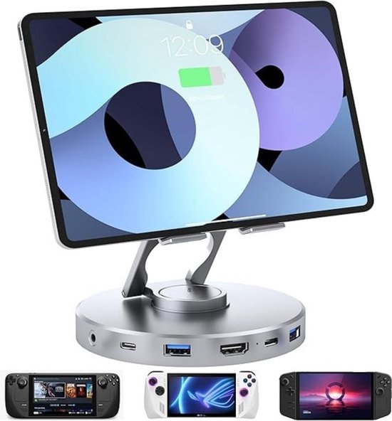 Station d'accueil JSAUX et Chargeur 45W Compatible avec Steam Deck