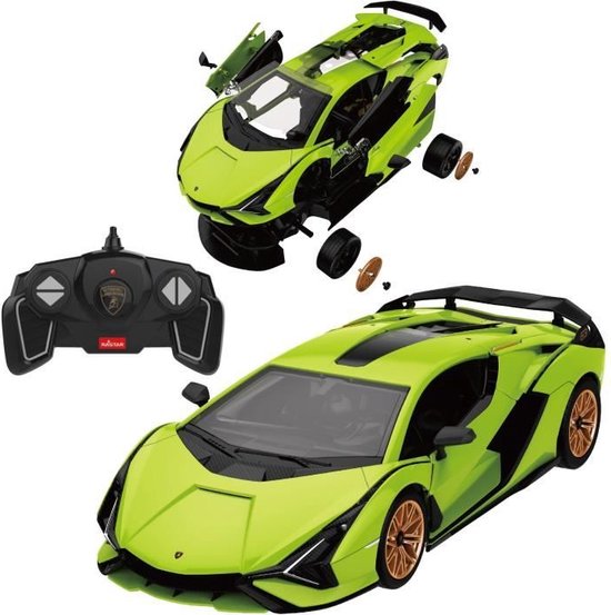 Lamborghini Sian bouwpakket - TURBO CHALLENGE - Auto met afstandsbediening - Groen - 1/18 van Lamborghini — afbeelding 3