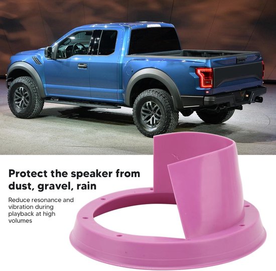 4 Stuks Luidsprekerafstandhouders – 92 Mm Binnendiameter, 11 Mm Dik, Zwart Kunststof – Voor 4-inch Speakers In Auto, Camper Of Truck