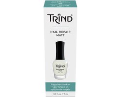 Trind Nagelverharder Mat – Matte Afwerking – Versterkt en Herstelt Zwakke en Breekbare Nagels – 9ml