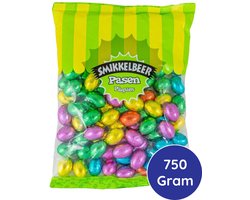Smikkelbeer - Chocolade Paaseitjes hazelnoot praliné en krokante granen - 750 Gram