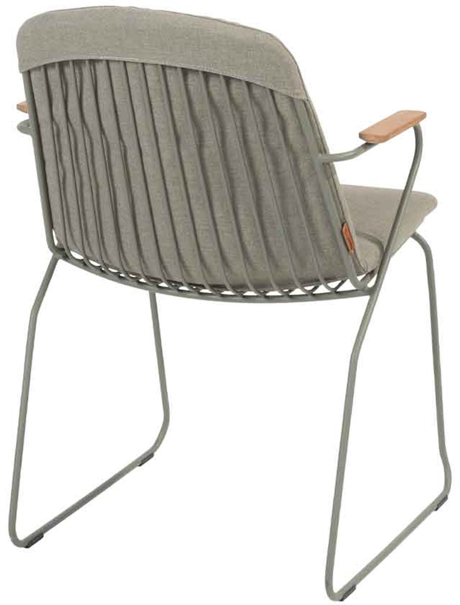 4 Seasons Outdoor Veneto chaise de jardin empilable - olive