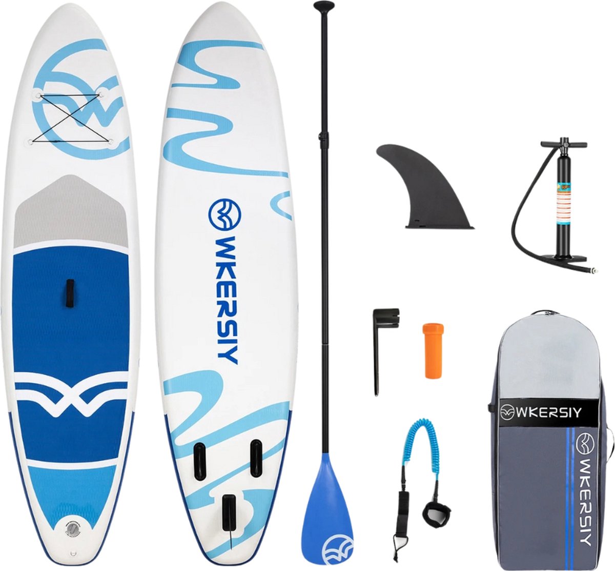 Bovista Sup Board - Opblaasbaar - Supboard - Sup Boards - Paddle - Kayak - 320cm Blauw