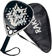 Raku® Wolf Pro X Series - Padel Racket - Padel - Padelrackets - Racket - Paddle - Carbon - Inclusief Padelzak