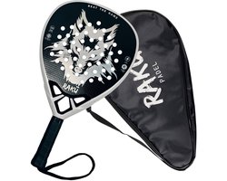 Raku® Wolf Pro X Series - Padel Racket - Padel - Padelrackets - Racket - Paddle - Carbon - Inclusief Padelzak
