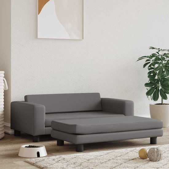 Zwarte hondenmand 70x45x30 cm kunstleer Zwarte hondenmand 70x45x30 cm kunstleer