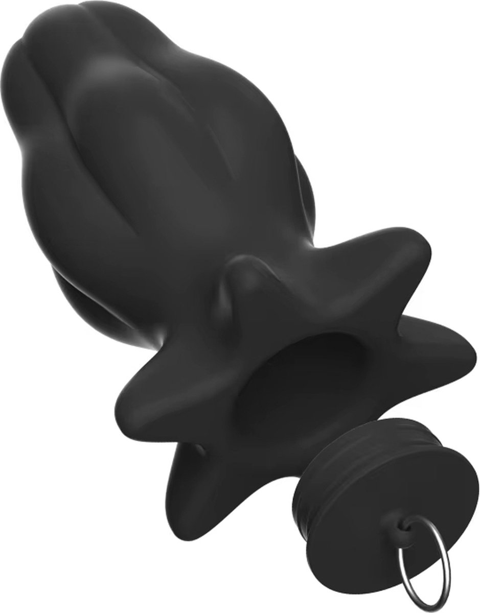 Holle anaalplug met stop - Siliconen - Groot - Speculum - Expander - Buttlplug