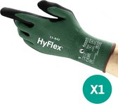 HyFlex® 11-842 - Werkhandschoen, DIY, Garage, Montage, Tuin, Touchscreen, M, Groen, 1 paar