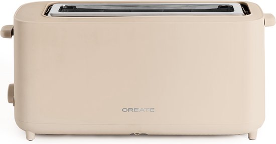 CREATE- Broodrooster 950W, Met veiligheidssysteem, Zes vermogensstanden - TOAST STUDIO XL