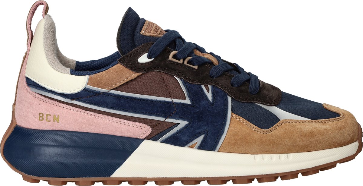 Kaotiko Vancouver Earth Man Sneakers Leren Sneaker Heren Bruin