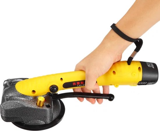 DURDUR DURDUR Accuzuiger voor tegels, 26 cm accu, vacuümzuiger voor tegels, glas, marmer, 300 kg zuigkracht, accustofzuiger, tegellift, glaszuiger, 2 motoren, 2 x 2000 mAh accu, rood DURDUR DURDUR Accuzuiger voor tegels, 26 cm accu, vacuümzuiger voor tegels, glas, marmer, 300 kg zuigkracht, accustofzuiger, tegellift, glaszuiger, 2 motoren, 2 x 2000 mAh accu, rood