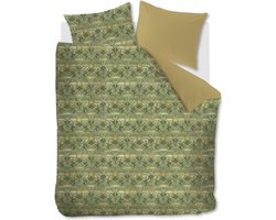 At Home by BeddingHouse Ancient dekbedovertrek - Tweepersoons - 200x200/220 - Olijfgroen