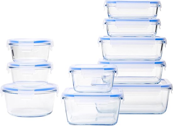 Fit het nieuwe jaar in – Glazen vershouddozen met deksel - Voorraaddozenset - Meal... | bol Fit het nieuwe jaar in – Glazen vershouddozen met deksel - Voorraaddozenset - Meal... | bol