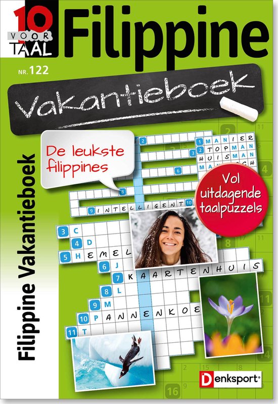 Denksport Puzzelboek 10 voor Taal - Filippine vakantieboek, editie 122