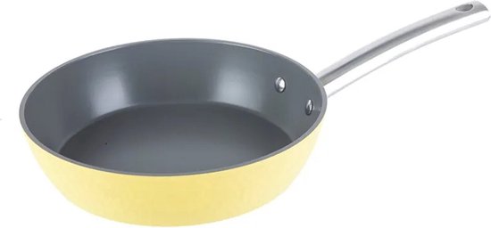 Michelino 46005 - Braadpan - Ø 24cm - Geel - Serie Leonidas