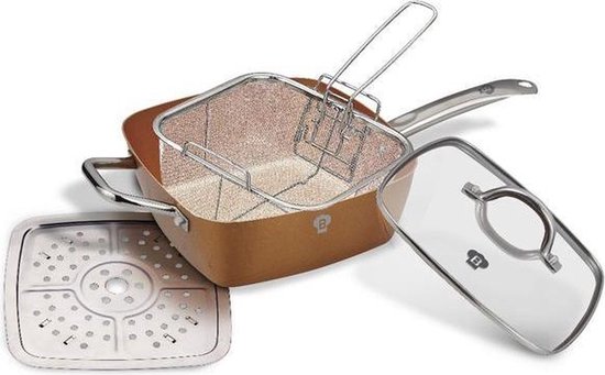 Blaumann multipan - 4-delig - frituurpan - 24 cm