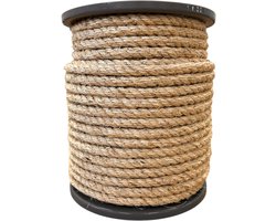 Sisaltouw - sisal - touw - 12mm x 50mtr - haspel ( voor o.a. krabpalen )