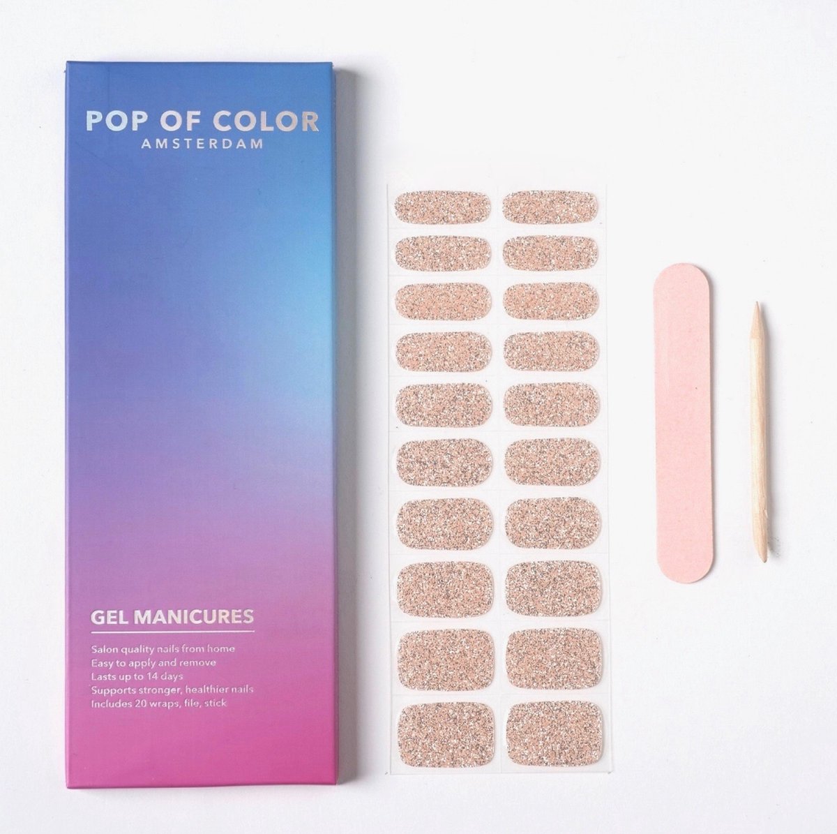 Goedkoopste Pop of Color Amsterdam – Name Lucky Star – Color Gold Glitter – Gel Nail Wraps – Gel Manicures – Gellak Stickers – Nagelstickers – Gel Nagel Stickers – Nail Wraps – Nagel Stickers – Nagel Wraps – Nail Stickers – popofcoloramsterdam