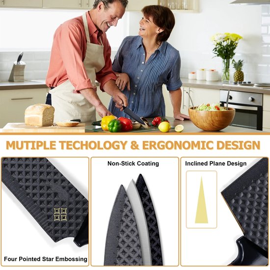 Royalty Line® DC07B Messenset Met Blok - Luxe 7 Delig Messenset