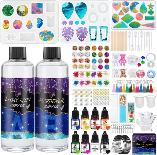 Kit De Démarrage époxy - Résine De Coulée époxy - Résine époxy - Colle époxy - Set