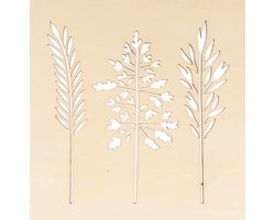 Diepe kader 20x20 cm hout- Artemio