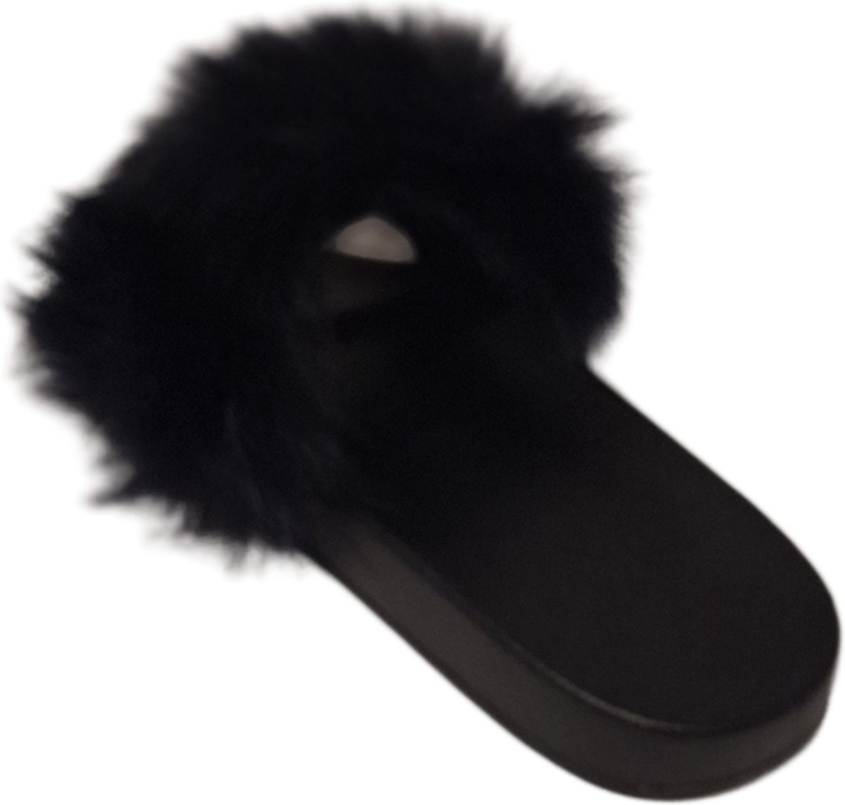 THE BOOTS-FLUFFY SLIPPER-BLACK- KIDS-SIZE 30