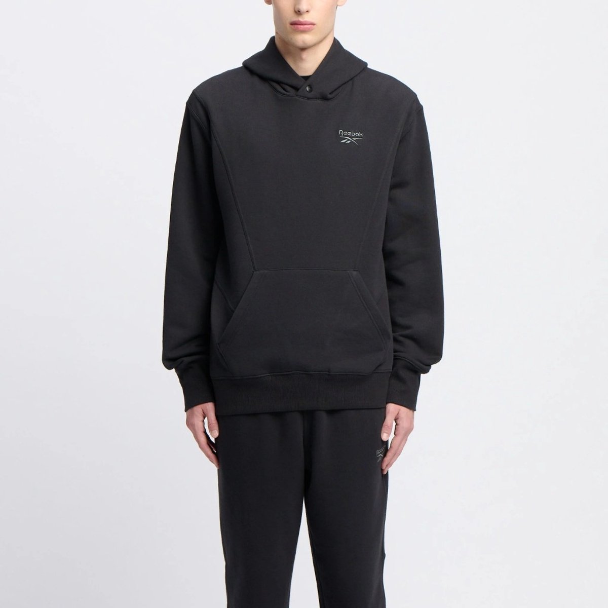 REEBOK ICON ELEMENTS FT HOODIE S EU Zwart