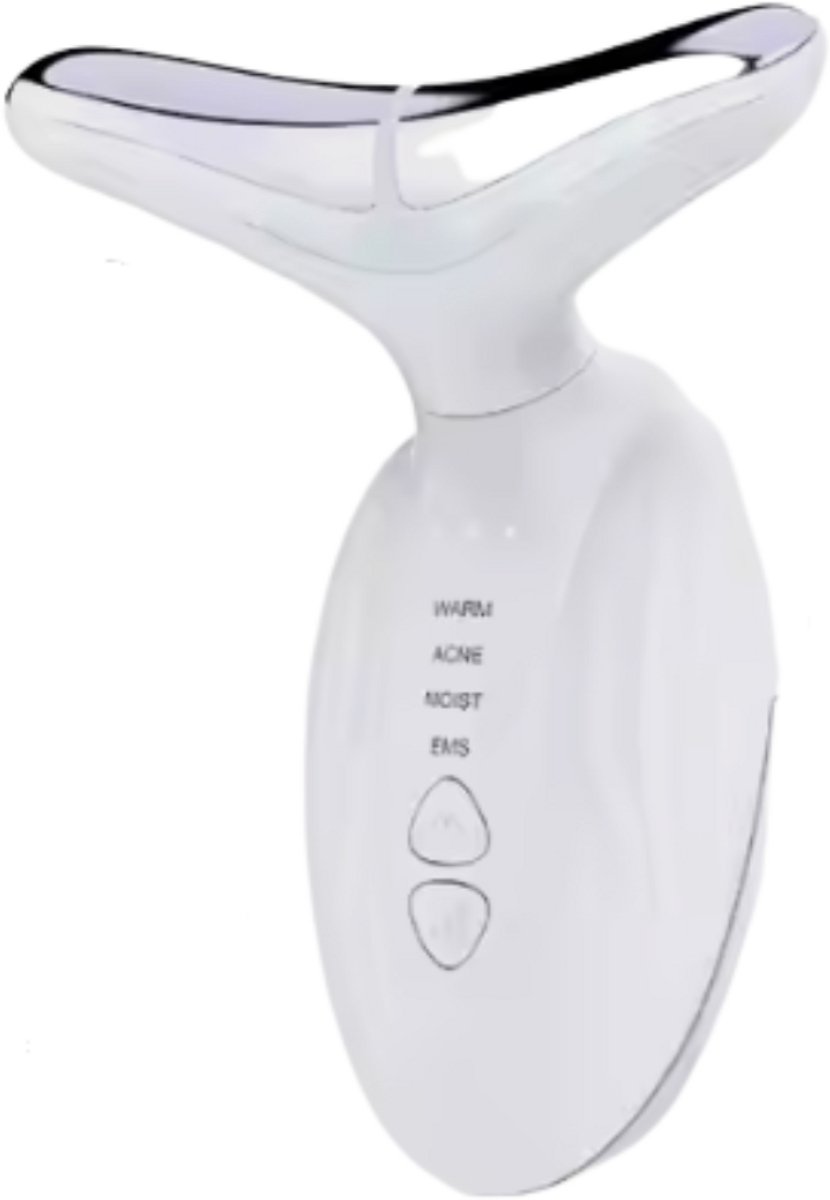 ARAMO® - Microcurrent Gezichtsapparaat - 7 Kleuren LED Lichttherapie - Gezichts-en hals verzorging - EMS-Technologie