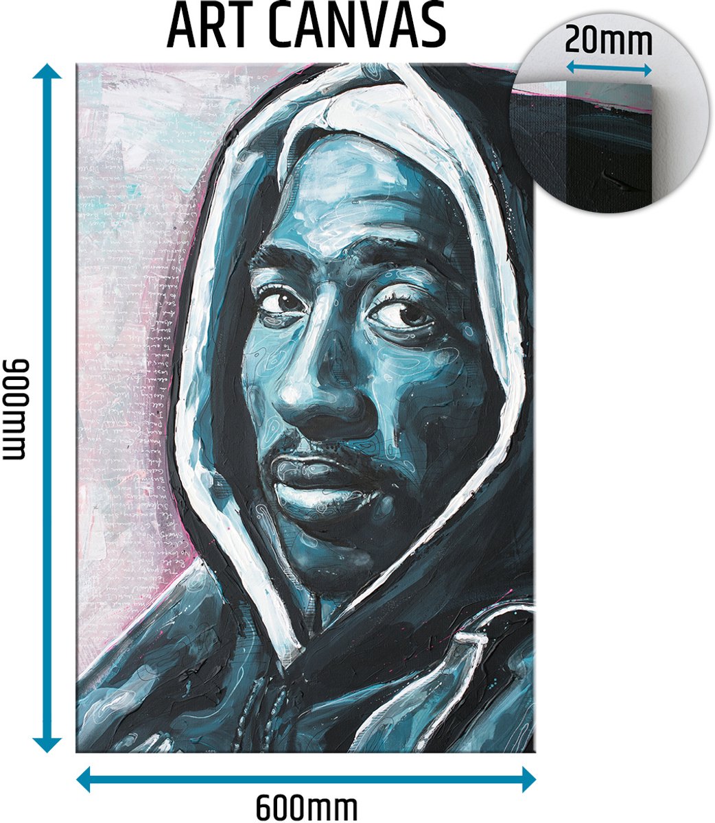 2Pac canvas 60x90 cm