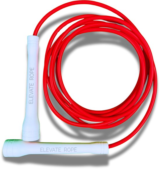 Elevate Rope Professioneel Sport Springtouw - Verstelbare Jump Rope - Touwtje Springen voor Volwassenen en kinderen - Speed rope - Conditie & Kracht - Binnen & Buiten Skipping Rope - Fitness Springtouwen (14 Kleuren)