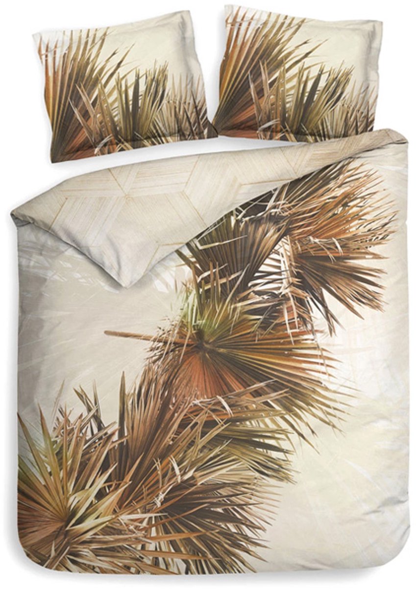 Heckettlane Heckett Lane Dekbedovertrek Katoen Alima - forest beige 200x200/220cm