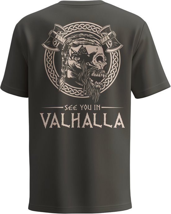 See You In Valhalla Viking Nordic Skull Graphic By TeeDesignery · Creative Fabrica - Foto 4