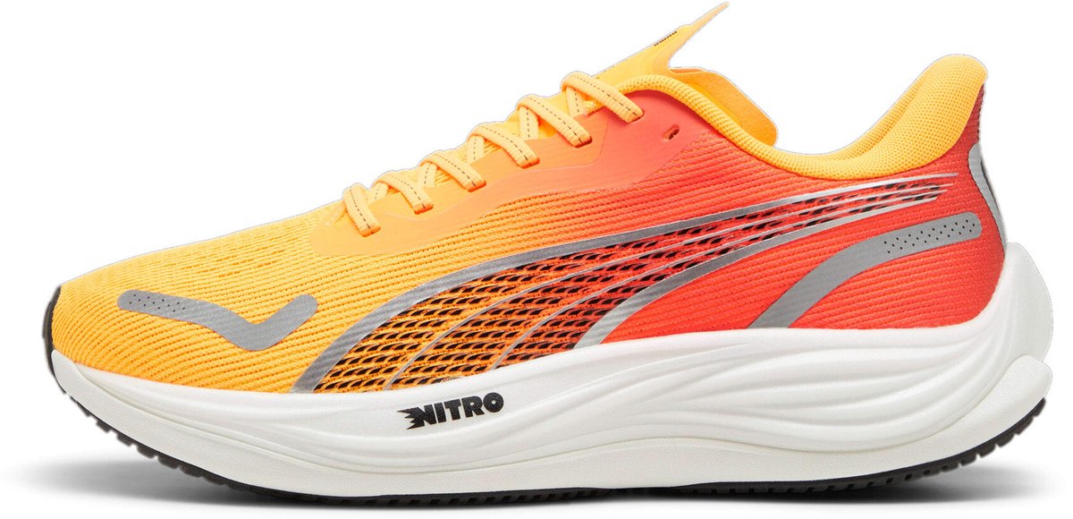 Puma Velocity Nitro 3 Fade Hardloopschoenen Man Wit