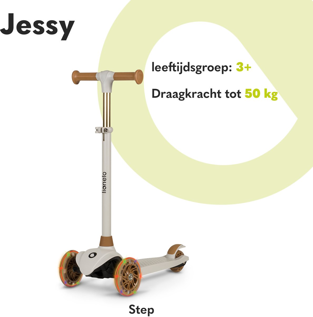 Lionelo Jessy - LED Kinderstep 3-wielen thumbnail 3