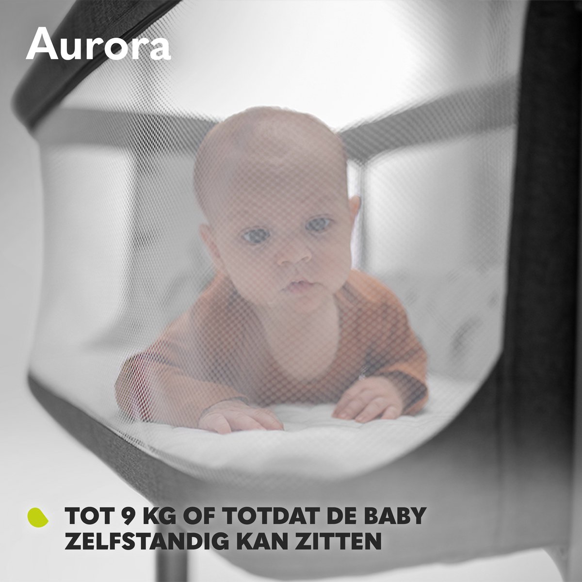 Lionelo Aurora 3v1 - postýlka, kolébka, volně