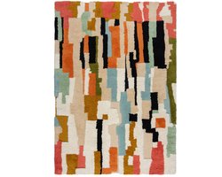 Flycarpets Hoogpolig Vloerkleed Zagora - Shaggy Wol - Multi 160x230 cm