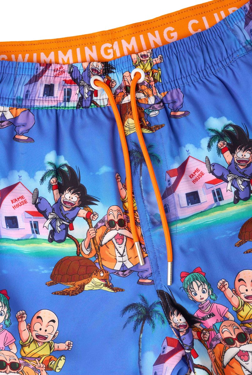 OppoSuits Zwembroek Dragon Ball - Kame House - Heren Swim Short - Korte Broek - Met Trektouwtjes en Zakken — afbeelding 8